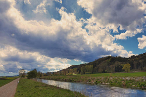 Die Wetterlage im Mindeltal am 5.5.21.