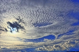 'Faszination Wolken' - am 8. Februar 2021 über dem Mindeltal.