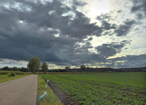 Wolken im Tiefflug - über dem Mindeltal.