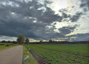 Wolken im Tiefflug - über dem Mindeltal.