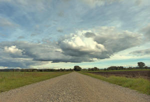 Wolken im Tiefflug - über dem Mindeltal.