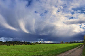 6.Oktober 2021 Wolken im Tiefflug über dem Mindeltal.