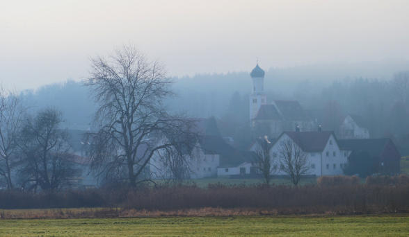 Oberrohr im Nebel.