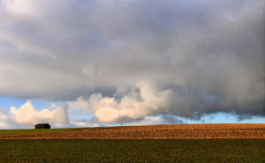 Wolken kratzen fast am Boden - in den Burger Fluren.